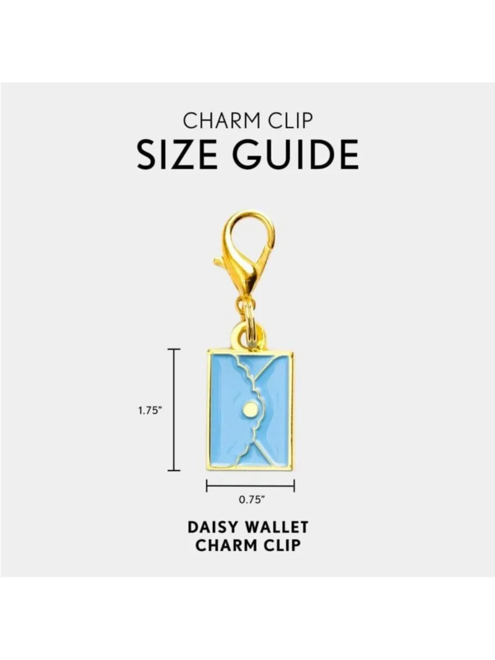 Limited Edition Gold Charm Clip with Versatile Lobster Clasp - Unique Accessory